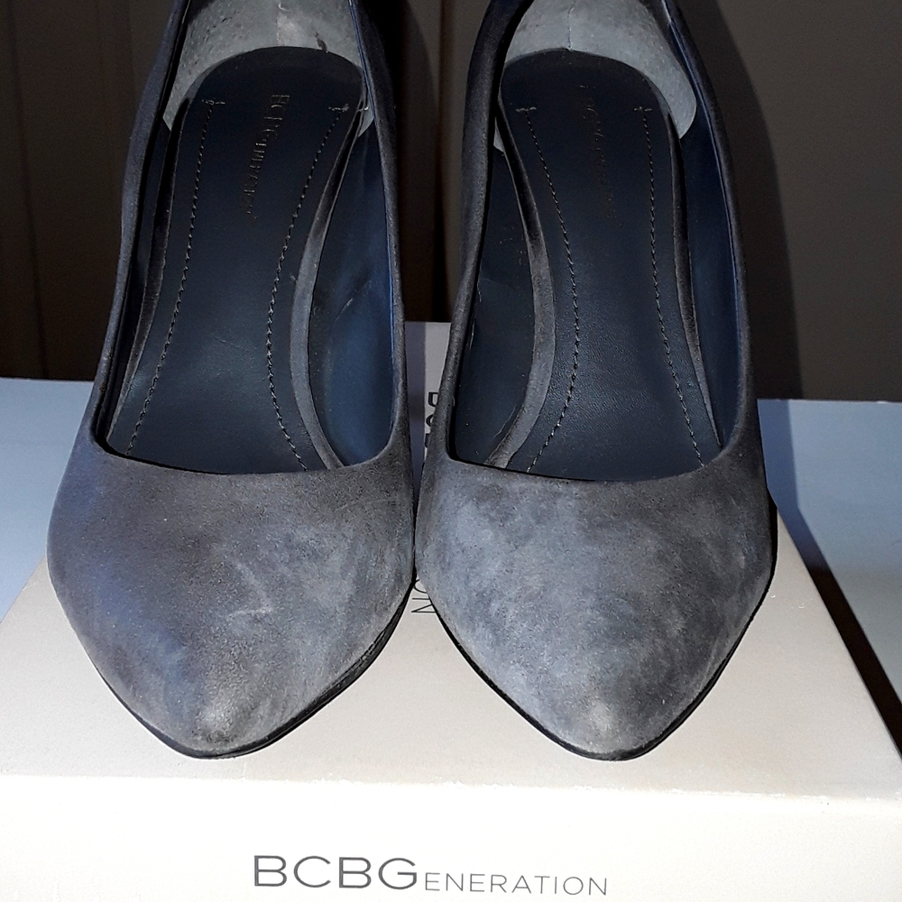 BCBG-Cielo Gray KIDSUEDE Pumps